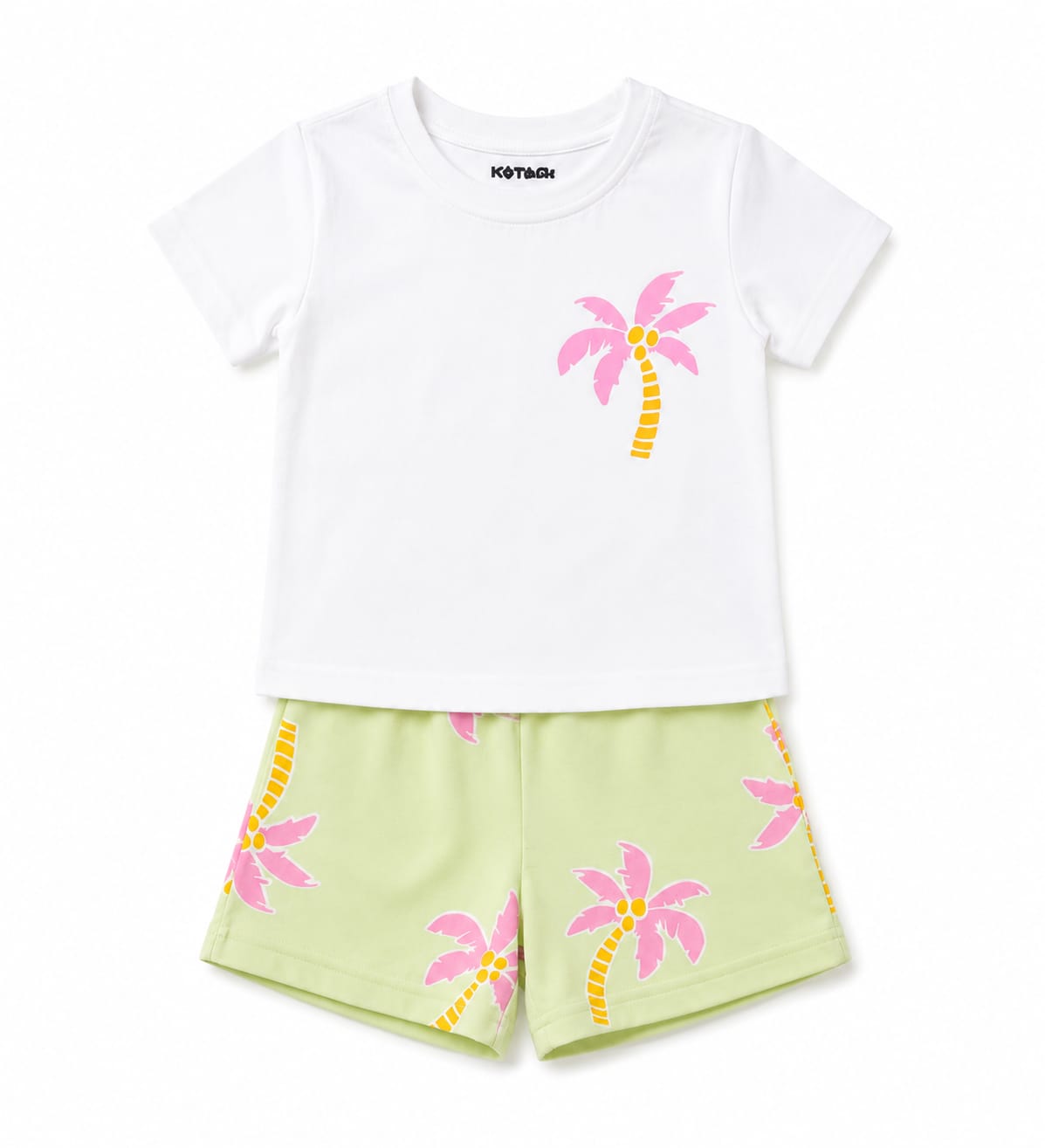 Koton two-piece cotton set for girls (Original) - Image 2