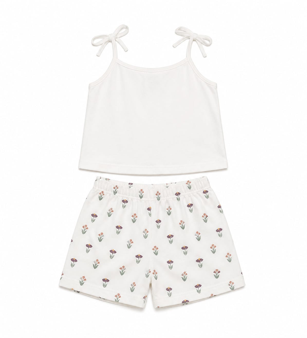 Koton two-piece cotton set for girls (Original) - Image 4