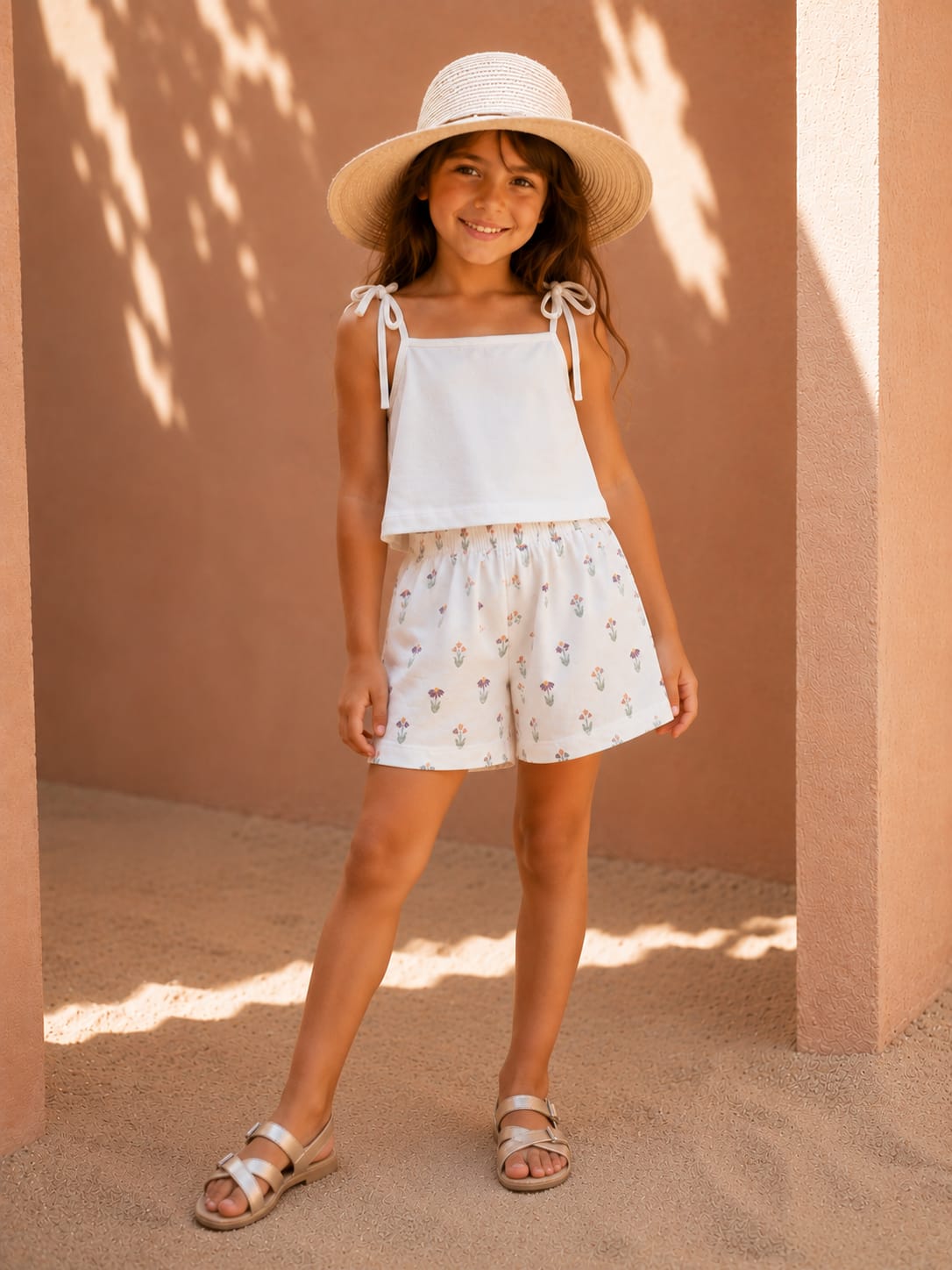 Koton two-piece cotton set for girls (Original) - Image 2