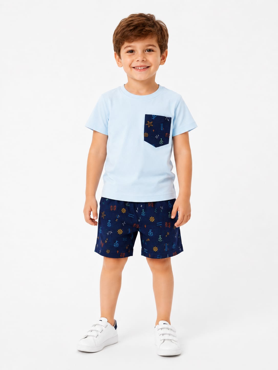 Koton two-piece cotton set for boys (Original) - Image 2