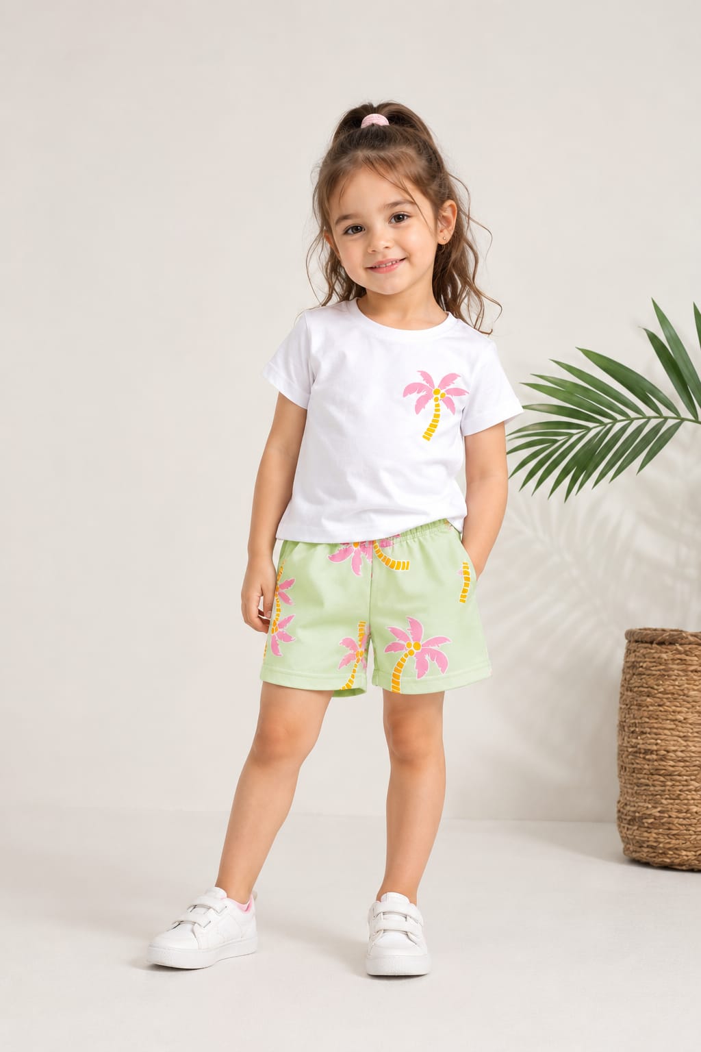 Koton two-piece cotton set for girls (Original) - Image 3