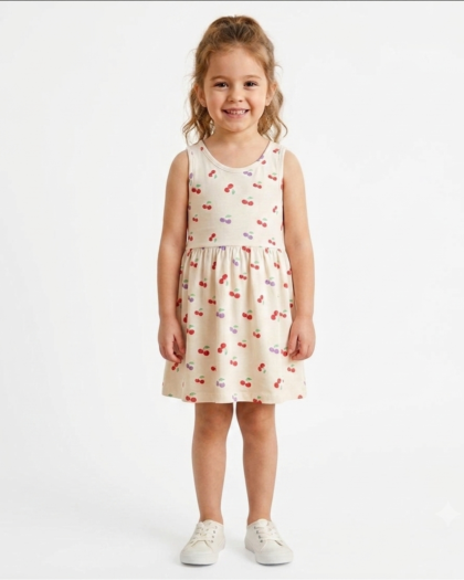 White Koton girls sleeveless dress (Original)