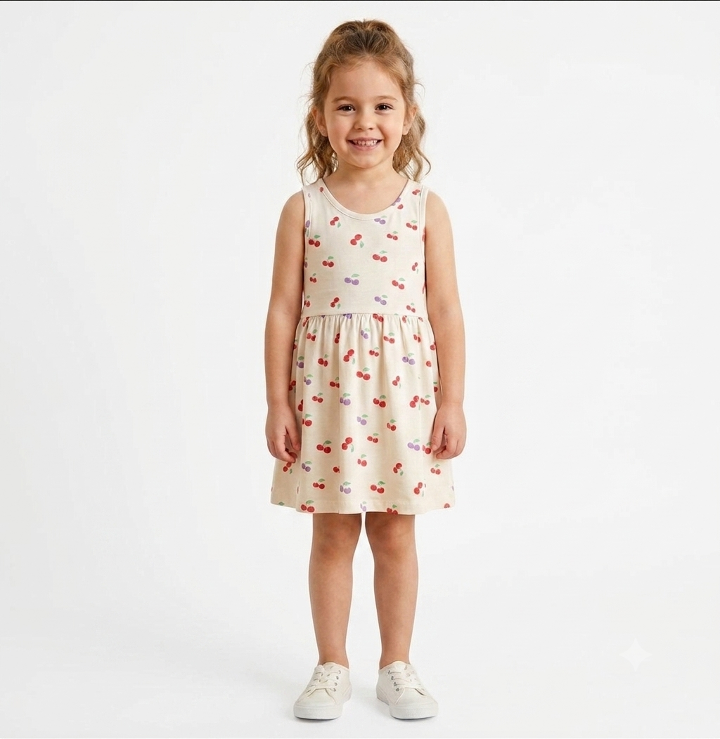 White Koton girls sleeveless dress (Original)