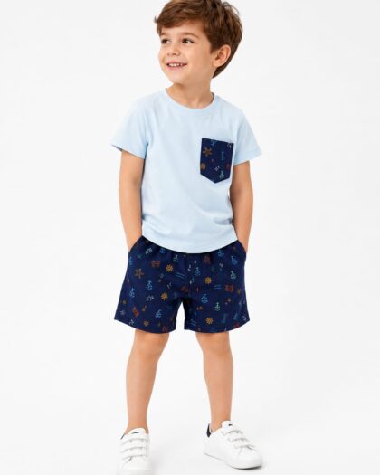 Koton two-piece cotton set for boys (Original)