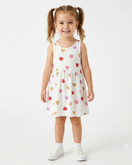 White Koton girls sleeveless dress (Original)