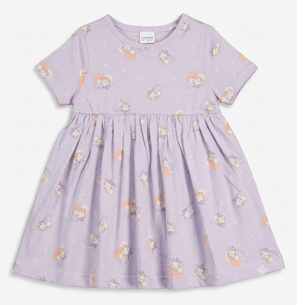 LC Waikiki short-sleeve dress (Original) - Image 3