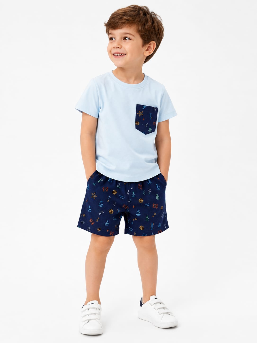 Koton two-piece cotton set for boys (Original)