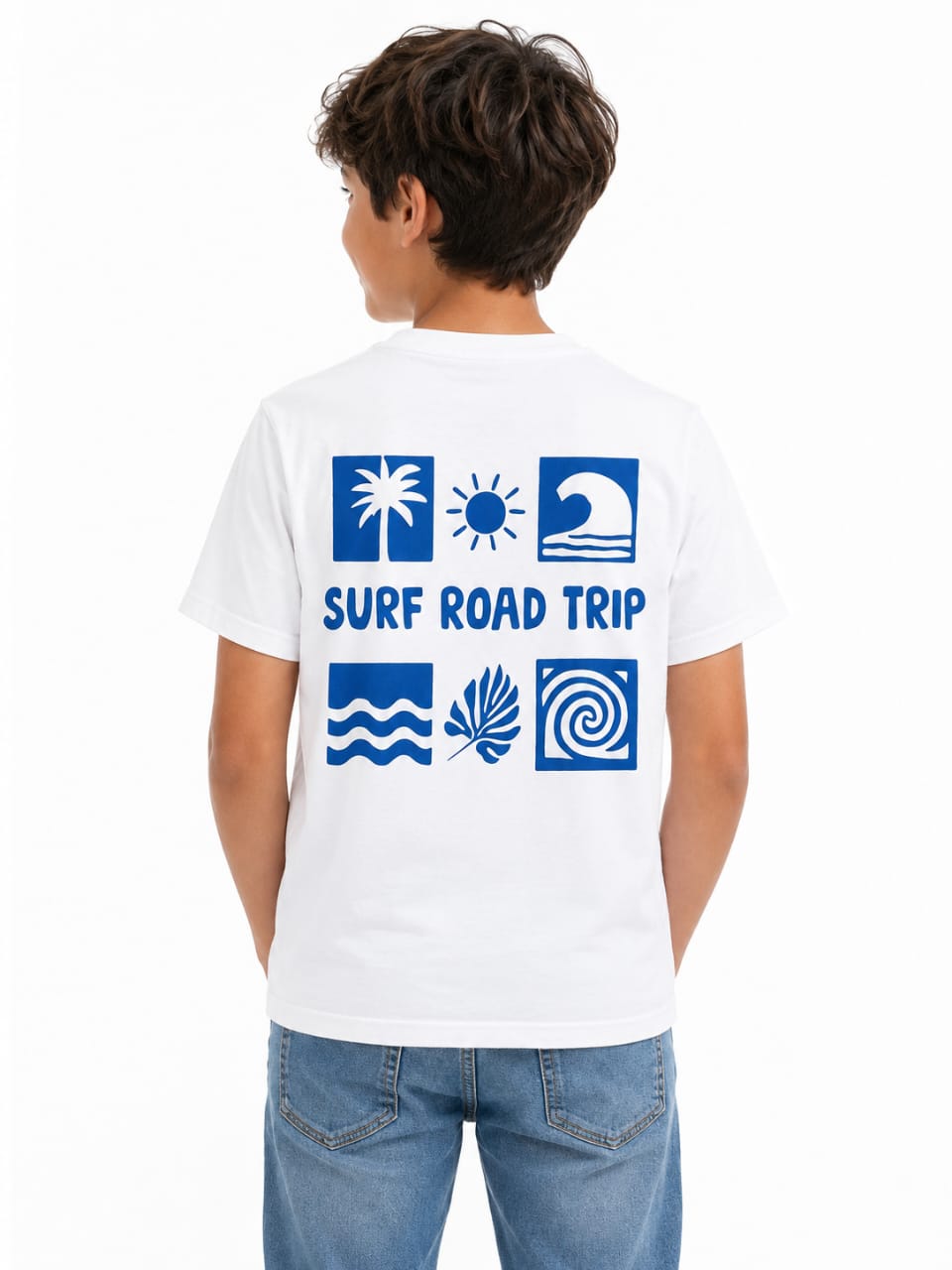 Pull&Bear white printed cotton T-shirt - Image 2