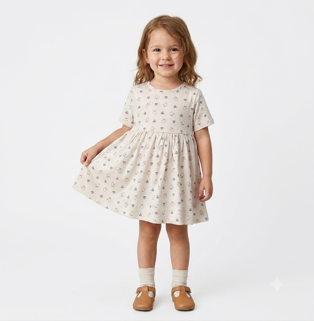 LC Waikiki short-sleeve dress (Original) - Image 2
