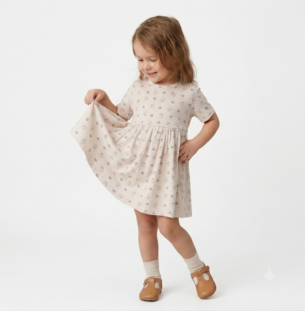 LC Waikiki short-sleeve dress (Original)