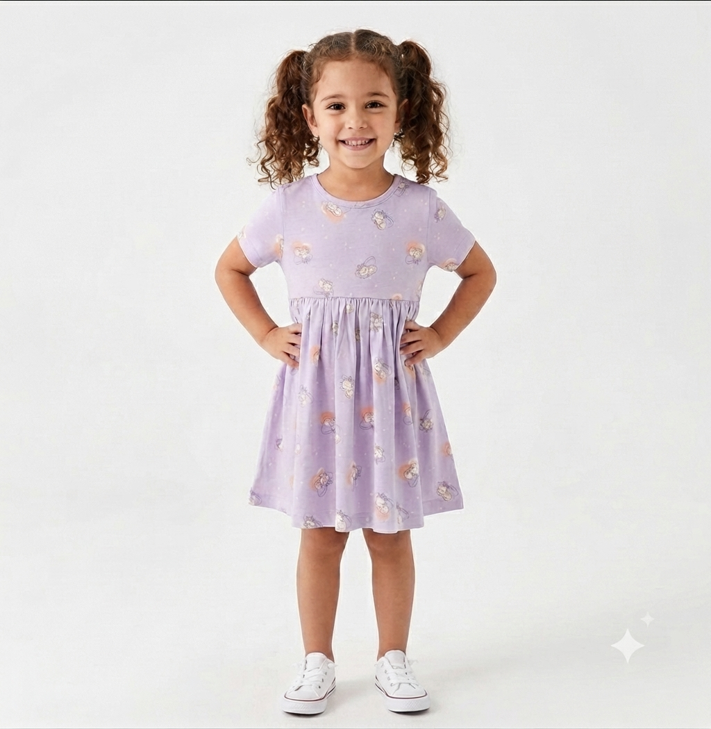 LC Waikiki short-sleeve dress (Original)